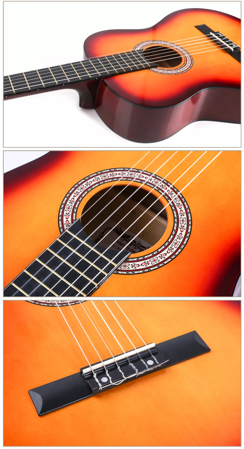 GP-C40- guitarra clásica de 39" con EQ - Imagen 2
